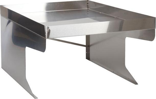 Image du produit Mendler Garage XL pour tondeuse-robot avec bac à plantes HWC-G60, métal 47x70x100cm, inox (Tondeuse automatique, Garage pour tondeuse robot)
