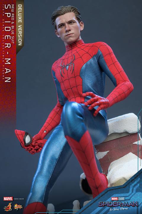 Produktbild Hot Toys Spider-Man: No Way Home figurine Movie Masterpiece 1/6 Spider-Man (New Red and Blue Suit) (Deluxe Ve