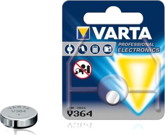 Actual product image Varta Watch V364 (1 pcs., SR60, 17 mAh)
