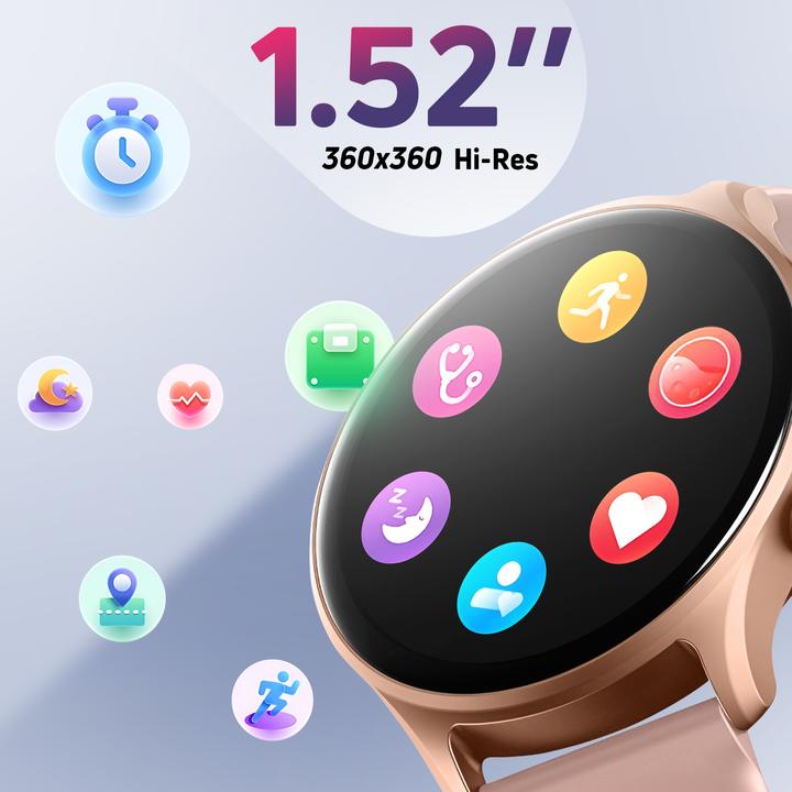 Actual product image Riversong smartwatch Motive 7C rose gold SW71