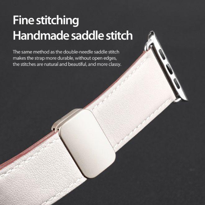 Produktbild Dux Ducis YA Armband (38 mm, 40 mm, 41 mm, Echtleder, Apple Watch Series 1, Apple Watch Series 2, Apple Watch Series 3, Apple Watch Series 4, Apple Watch Series 5, Apple Watch Series 6, Apple Watch Series 7, Apple Watch Series 8, Apple Watch Series 9, Apple Watch SE)