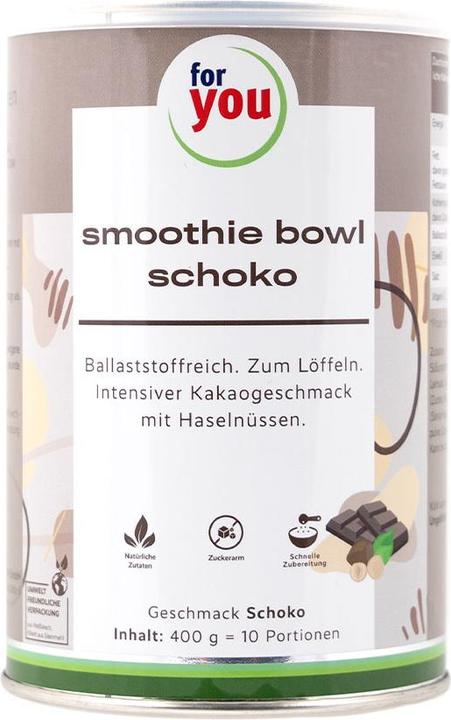 Produktbild For You smoothie bowl schoko (10 Stück, Pulver, 400 g)
