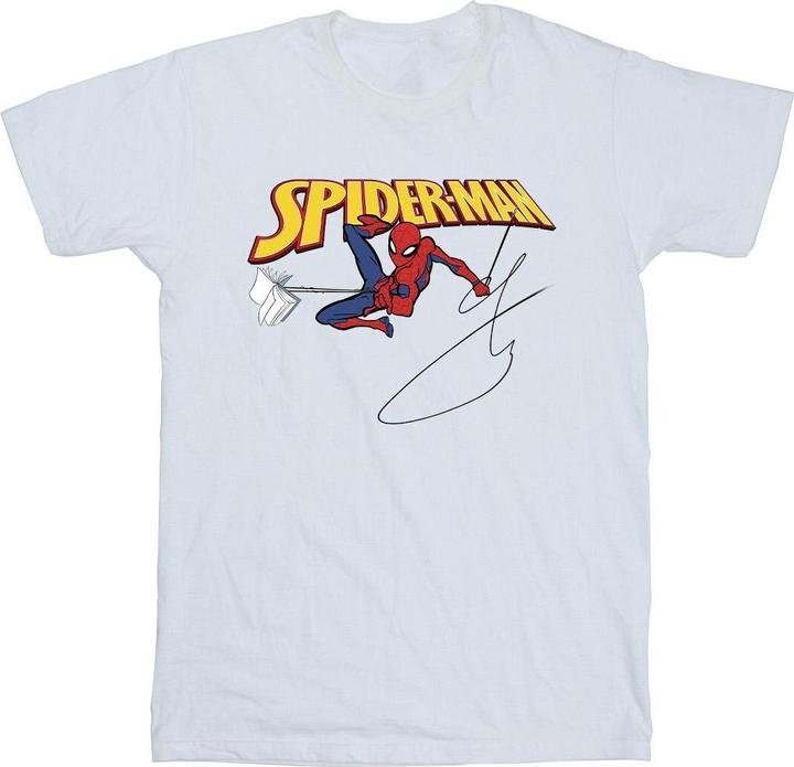 Actual product image Boys Spider-Man With A Book T-Shirt (128)