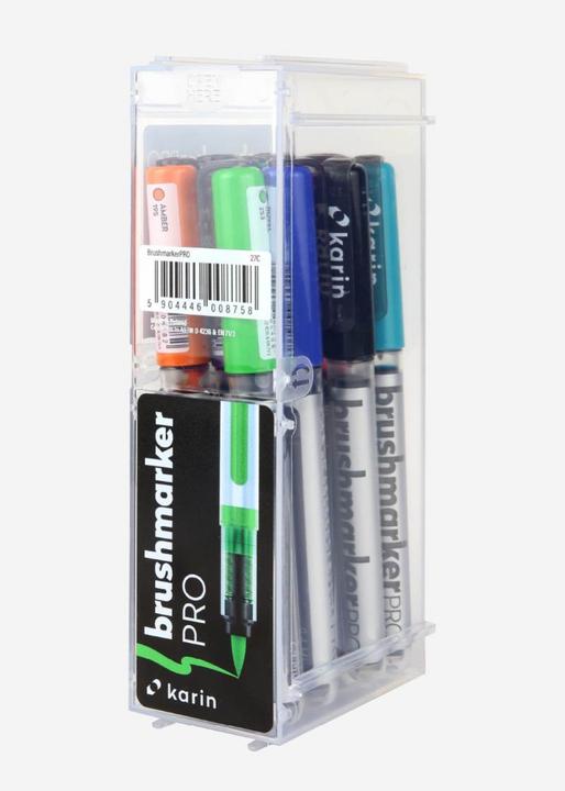 Produktbild Karin PRO - Brush Marker (Basic Colors, 12 x)