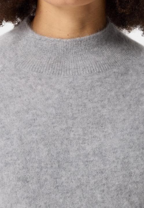 Immagine prodotto Cash-Mere Brushed Kaschmir Pullover mit kurzem Stehkragen (XS)