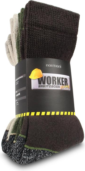 Normani 6 Paar Arbeitssocken WORKER strong