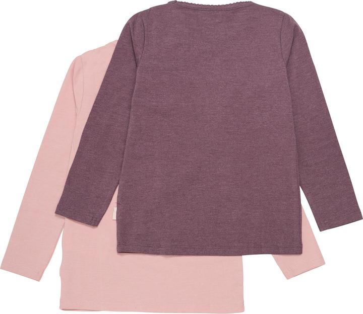 Image du produit Minymo Kid's Basic 34 -T-shirt L/S (2-pack) (122)