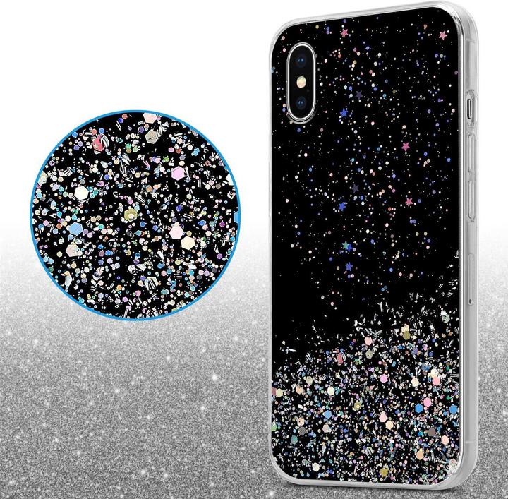 Actual product image Cadorabo TPU cover sparkling glitter (Apple iPhone XS Max)