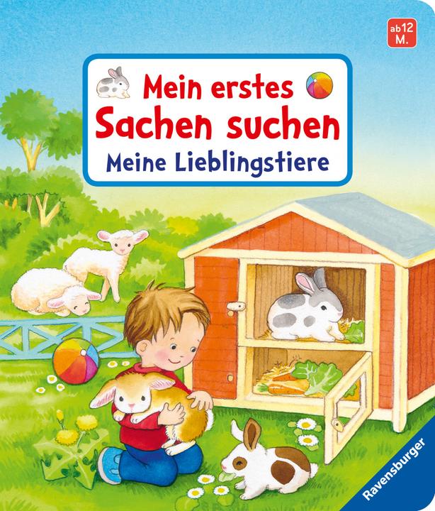 Immagine prodotto Ravensburger Mein erstes Sachen suchen: Meine Lieblingstiere (Tedesco, Sandra Grimm, Denitza Gruber, 2020)