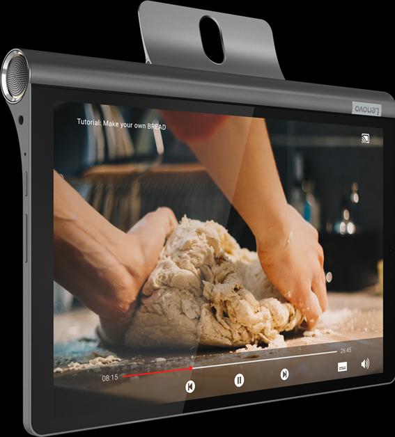 Image du produit Lenovo Yoga Smart Tab (WLAN uniquement, 10.10", 64 Go, Grey)