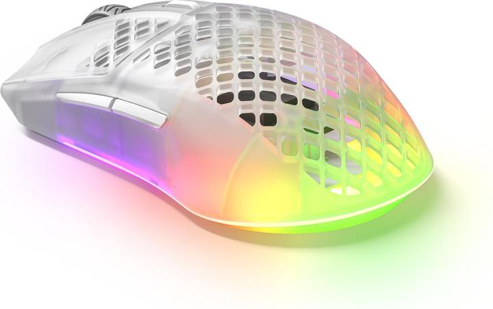 Produktbild SteelSeries Aerox 3 Ghost (Kabellos, Kabelgebunden)