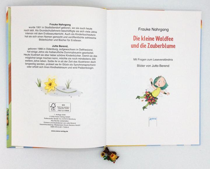 Produktbild Die kleine Waldfee und die Zauberblume (Deutsch, Jutta Berend, Frauke Nahrgang, 2020)