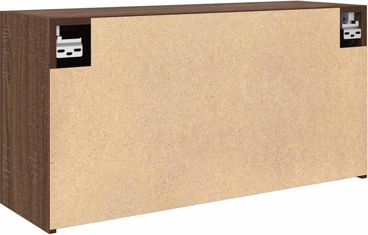 Actual product image VidaXL Brown oak-look bathroom wall cabinet 80x25x40 cm wood-based material (80 x 25 x 40 cm)