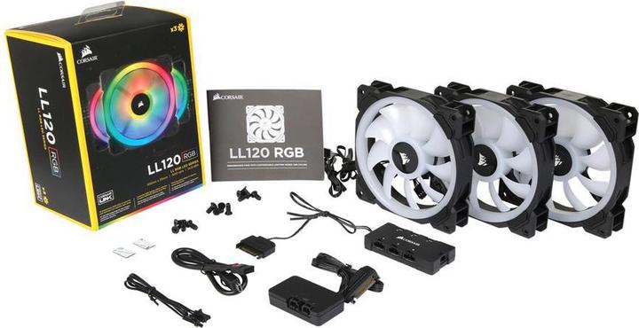 Actual product image Corsair Ll120 (120 mm, 3 x)