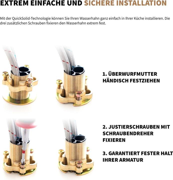 Actual product image Rosenhahn & Söhne Rosenhahn & SÃ¶hne Kitchen Faucet in Chrome ( 62H08C ) Model Juist 200
