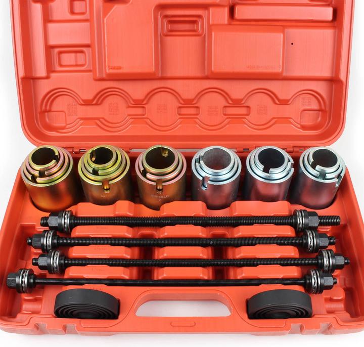 Actual product image Wiltec 26pc Universal Press and Pull Sleeve Kit to Remove or Install Wheel Bearings and Seal Bushes