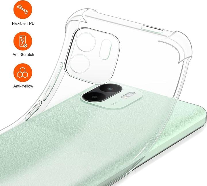 Produktbild Screenguard Xiaomi Redmi A1 Hülle Crystal Soft Airbag Bumper (Xiaomi Redmi A1)