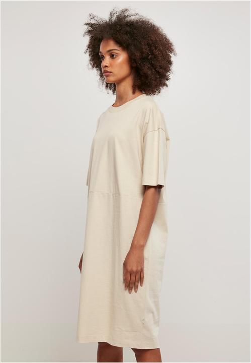 Actual product image Urban Classics Ladies Organic Oversized Slit Tee Dress (M)