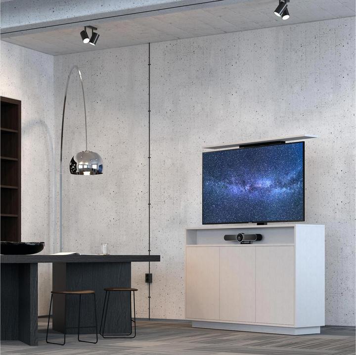 Actual product image Multibrackets TV lift AV furniture, white max. 50 kg (55", 50 kg)