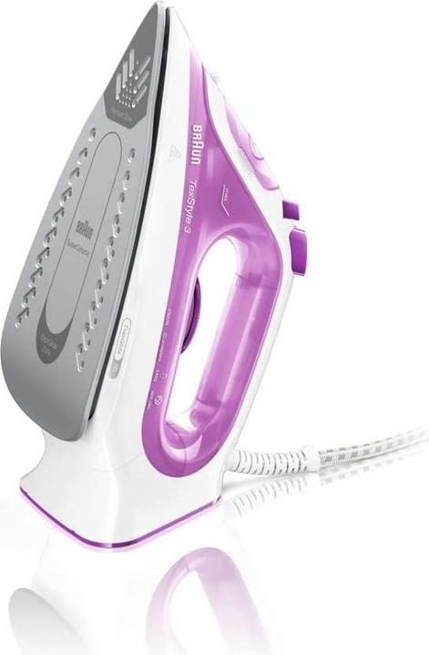 Productafbeelding Braun TexStyle 3 SI 3030 Droog- en stoomstrijkijzer Keramische Ultra-Glide zoolplaat (2300 W, 145 g/min)