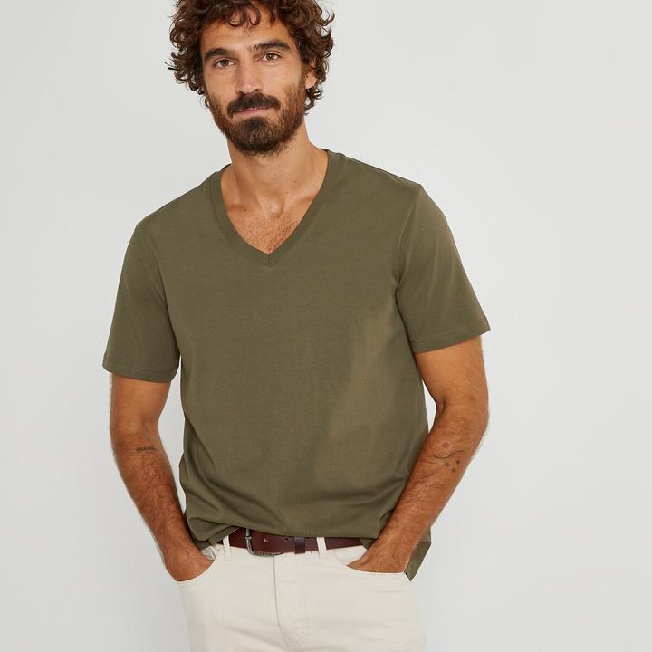 Actual product image La Redoute Collections V-neck T-shirt (L)
