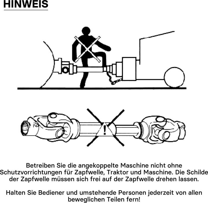 Produktbild Wiltec Zapfwelle T1 Gelenkwelle 800-1040mm 210Nm 540U/min PTO-Shaft 18kW 1 3/8" 6 Zähne (Traktorzubehör)