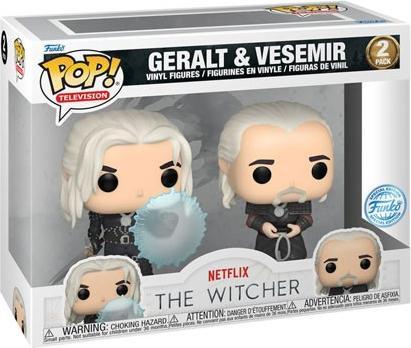 Image du produit Funko POP! 2-Pack Television The Witcher (2019) Geralt & Vesemir Edition Limitée