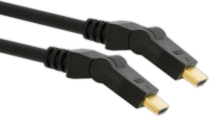 Actual product image Shiverpeaks Monitor cable 2 x HDMI type A plug angled, 1.3b, 1.5 m (22221396) (1.50 m, HDMI)