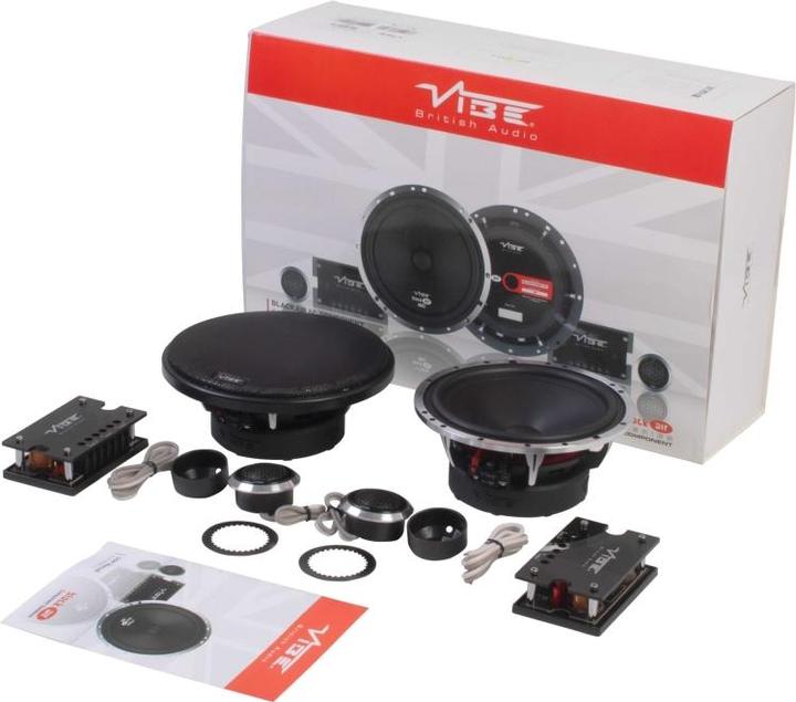 Immagine prodotto Vibe BLACKAIR6C-V0 - Altoparlanti auto - 16CM - 2 vie composte - 140W RMS - 91dB (16.50 cm)