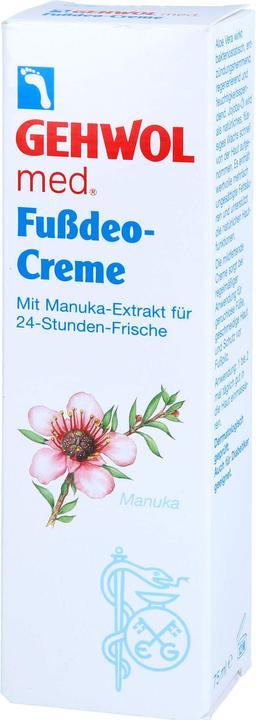 Actual product image Gehwol med foot deodorant cream (Foot cream & foot gel, 75 ml)