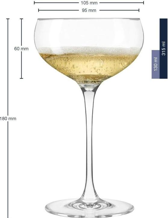 Actual product image Leonardo Cheers (31 cl, 6 Glasses, Champagne glasses)