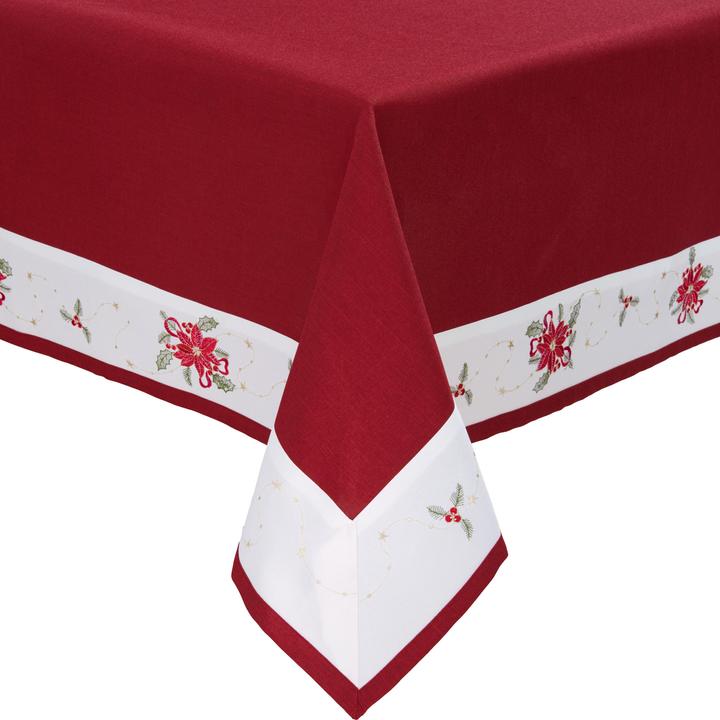 Erwin Müller Poinsettia" tablecloth