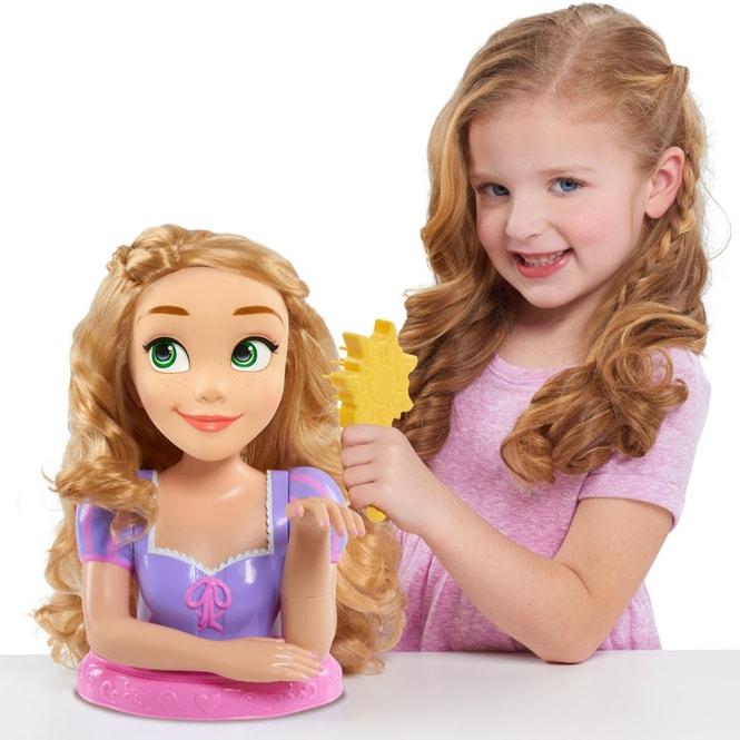 Actual product image Just Play Disney Princess - Rapunzel Deluxe styling head - approx. 30 cm