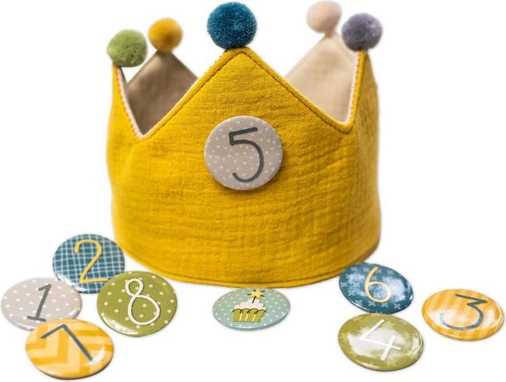 Papierdrachen Birthday Crown