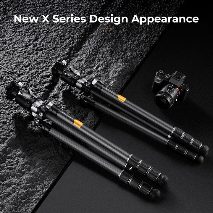 Produktbild K&F Concept Tripod X254C4+BH-30 (Carbon)