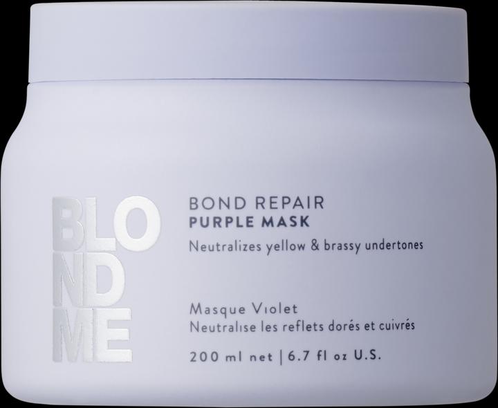 Actual product image Schwarzkopf Professional BLONDME Bond Repair Lila Maske (200 ml)