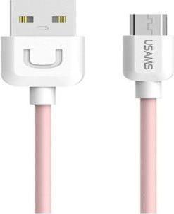 Actual product image Usams US-SJ098 U-Turn Durable TPE Universal Micro USB to USB Data&Fast 2A Charger Cable 1m (1 m)
