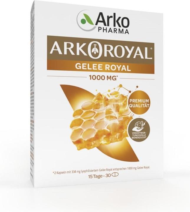 Produktbild Arkopharma Arkoroyal Premium Gelée Royal Kapseln 1000mg (30 Stück, Kapseln, 46 g)