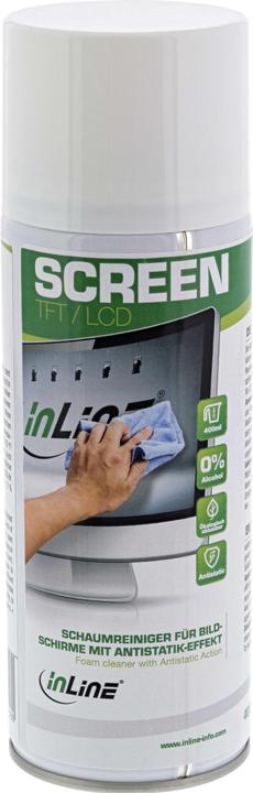 Actual product image InLine Foam cleaner for screens with antistatic effect (1 x)