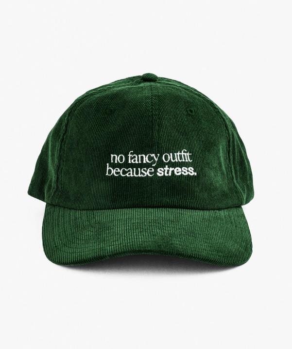 Immagine prodotto Plakativ «No Fancy Outfit» Courdroy Cap Olive