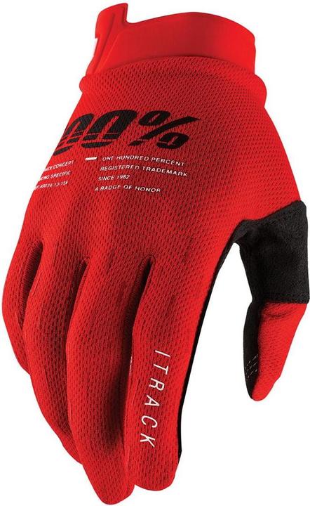 Produktbild 100% Handschuhe iTrack rot L (L)