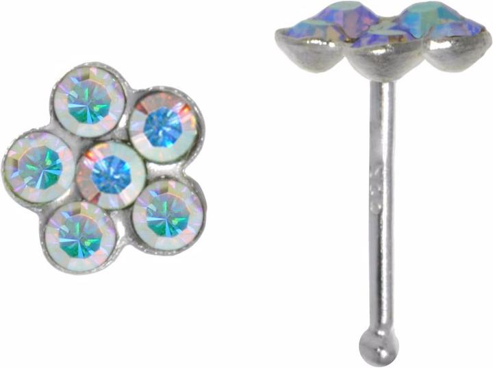 Produktbild Bijouteria Nasenpiercing (Silber 925, Kristall)