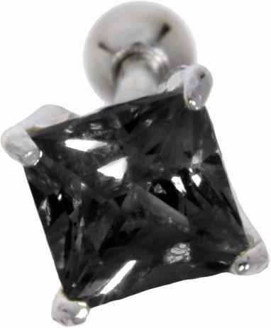 Immagine prodotto Bijouteria Piercing orecchio (Acciaio chirurgico 316L, Ottone con placcatura in argento, Zirconia)
