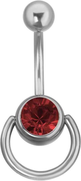 Bijouteria Bauchpiercing (Chirurgenstahl 316L, Kristall)