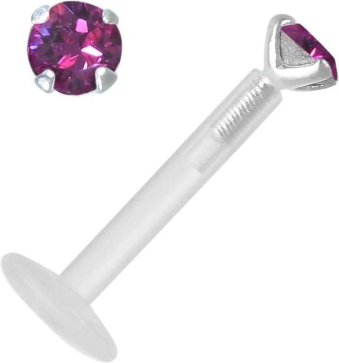 Produktbild Bijouteria Piercing (Premium Kristall, Silber 925, Bioplast)