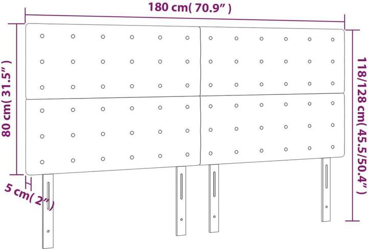 Produktbild VidaXL Raiden (180 x 5 x 128 cm)