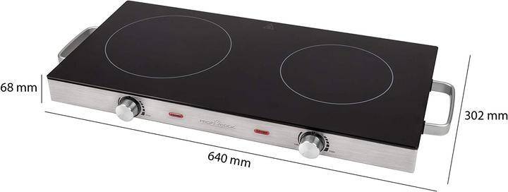 Actual product image Nenurodyta Proficook electric stove PC-DKP 1211 2 burners 2800W