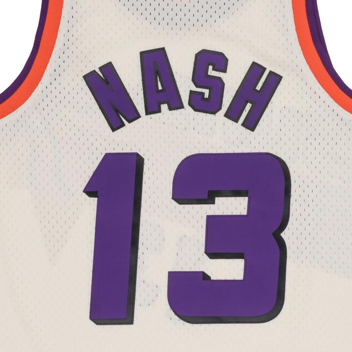 Actual product image Mitchell & Ness NBA Phoenix Suns Steve Nash Off White Team Colour Swingman Jersey Mens (S)