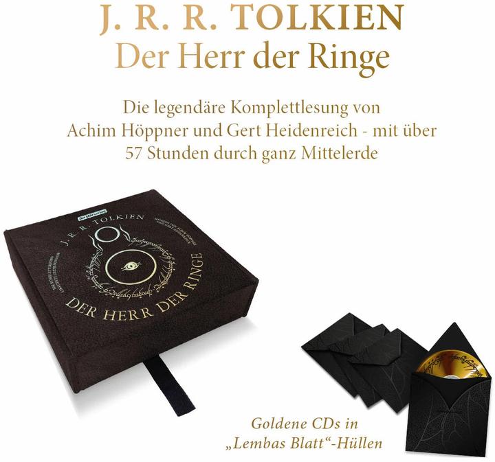 Image du produit Le Seigneur des Anneaux (J.R.R. Tolkien, Timmo Niesner, Angela Kübrich, Wolfgang Krege, Achim Höppner, Allemand)