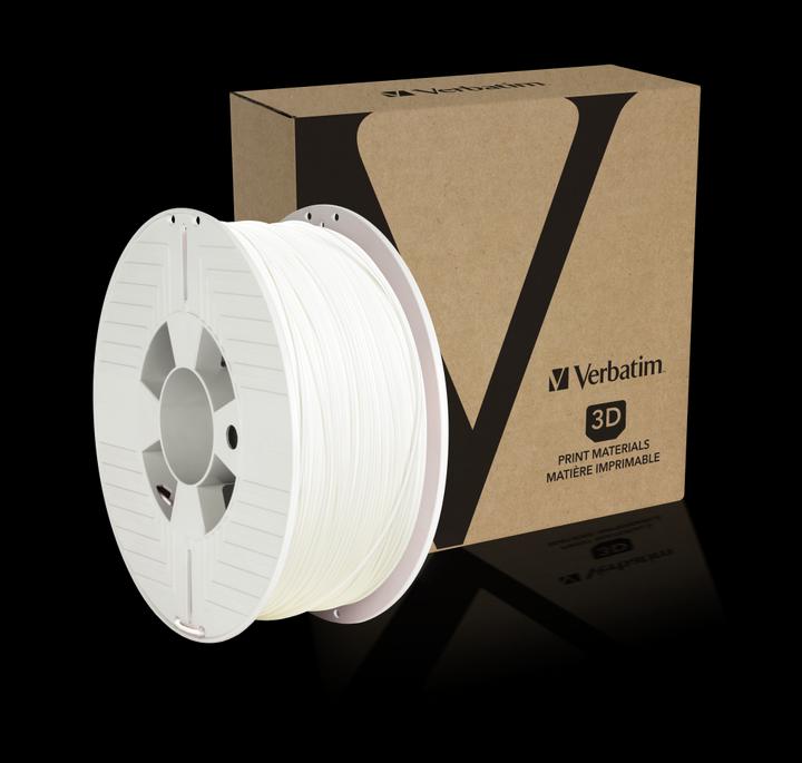 Actual product image Verbatim White, RAL 9003 (PETG, 1.75 mm, 1000 g, White)